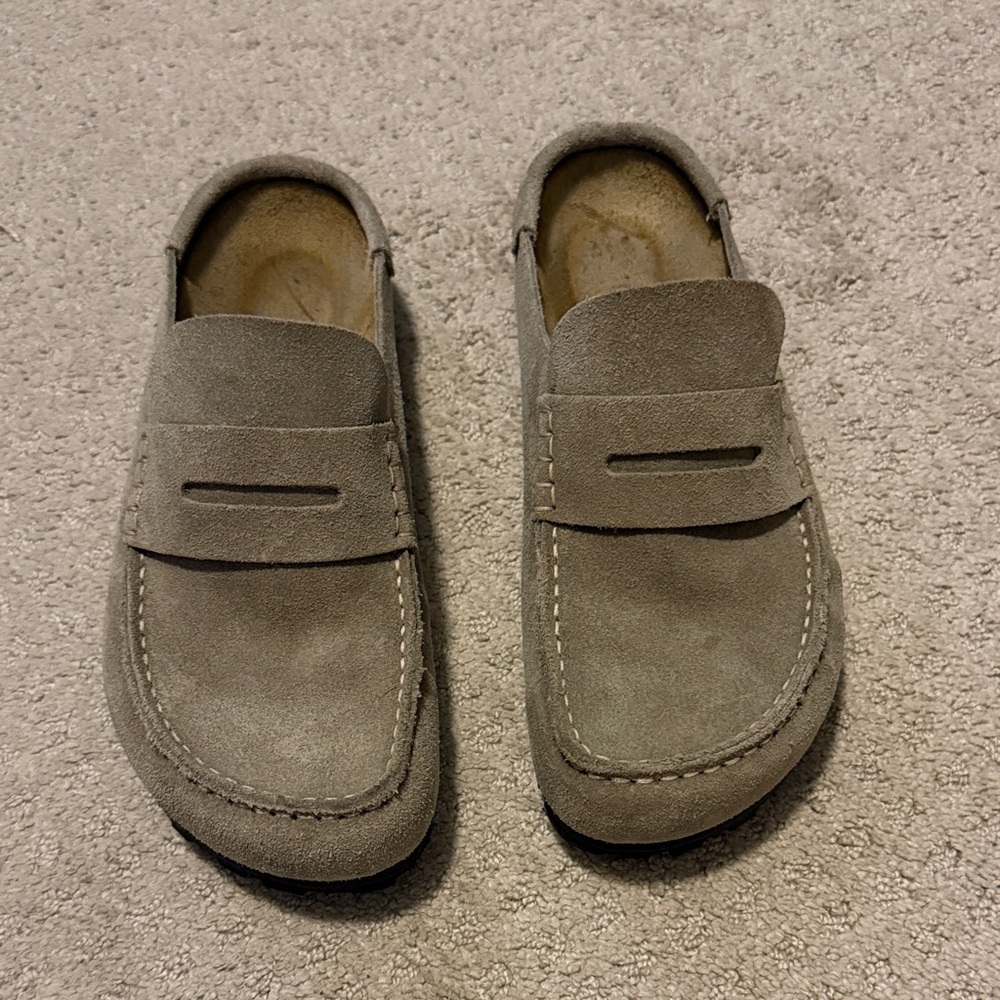 Women’s Naples Wrapped Birkenstock Loafers in Taupe